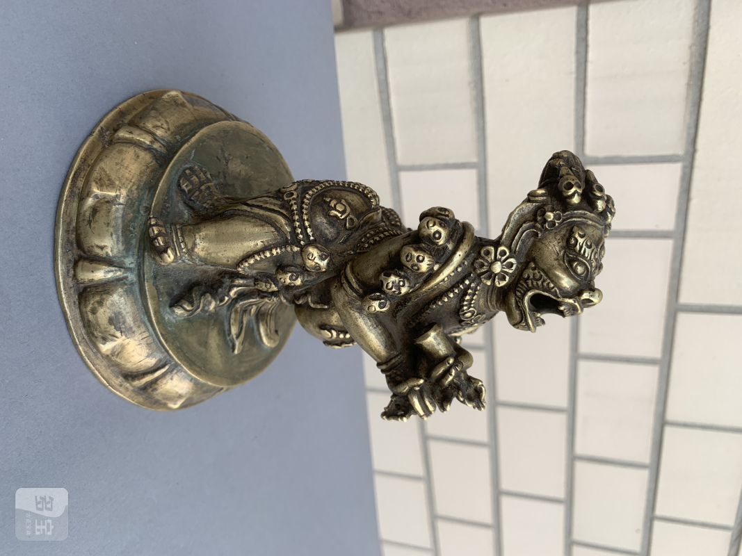 A BRONZE FIGURE OF DHAKA - 图9